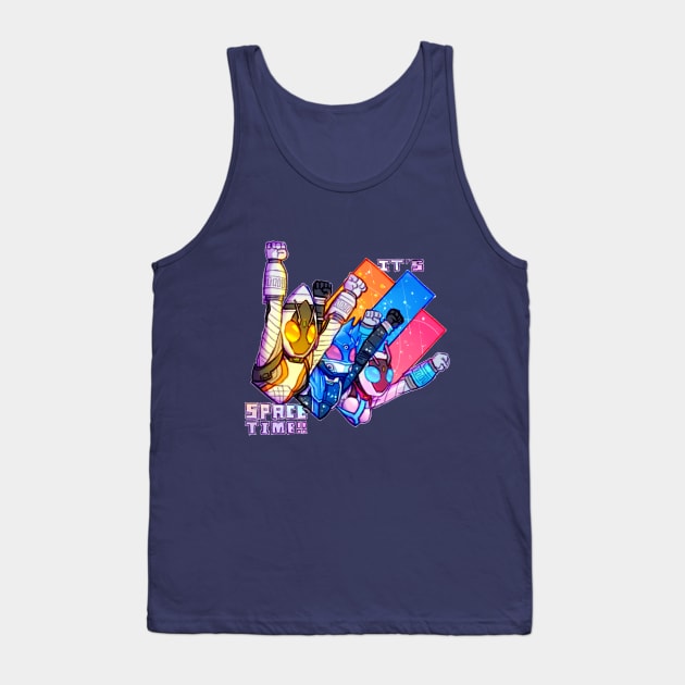 Fourze Riders It's Space Time!! Tank Top by Parie